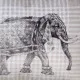Cushion Elephant 45 x 30 cm