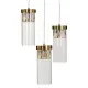 Ceiling Light Crystal Golden Metal 27 cm 31 x 31 x 45 cm