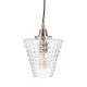 Ceiling Light Crystal Metal 20 x 20 x 27 cm