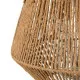 Farol 33 x 33 x 27 cm Portavelas Natural Fibra natural