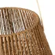 Farol 33 x 33 x 27 cm Portavelas Natural Fibra natural