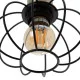Ceiling Light Black Golden Metal 16 x 16 x 30 cm