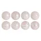 Balls CAPIZ Decoration Pink 10 x 10 x 10 cm (8 Units)
