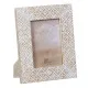 Photo frame 21 x 2 x 26 cm Natural Wood White