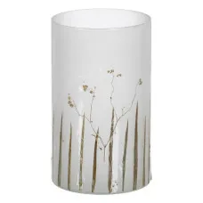 Portavelas Gris Dorado Cristal Ø 15 cm 15 x 15 x 25 cm