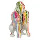 Figura Decorativa Gorila 29,5 x 28 x 45 cm