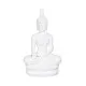 Decorative Figure White Buddha 19,2 x 12 x 32,5 cm