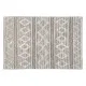 Carpet White Grey 60 % Cotton 40 % Polyester 160 x 230 cm
