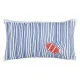 Cushion Polyester Blue White Red 50 x 30 cm