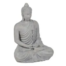 Sculpture Grey Resin 46,3 x 34,5 x 61,5 cm Buddha