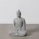 Sculpture Grey Resin 46,3 x 34,5 x 61,5 cm Buddha