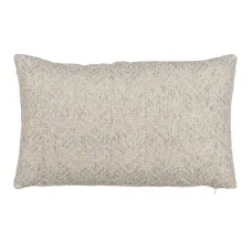 Cojín Algodón Lino Gris 50 x 30 cm