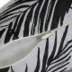 Cushion Polyester Cotton White Black Sheets 45 x 30 cm