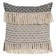 Cojín Algodón Negro Beige 45 x 45 cm