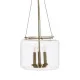 Ceiling Light Golden Crystal Iron 220-240 V 35 x 35 x 72 cm