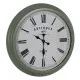 Reloj de Pared Verde Hierro 70 x 70 x 6,5 cm