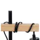 Lámpara de mesa Negro Beige Madera Hierro 220 -240 V 16 x 13 x 52 cm
