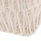 Juego de Cestos Blanco Cuerda 38 x 38 x 32 cm (3 Piezas)