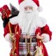 Christmas bauble Multicolour Polyresin Fabric Father Christmas 27 x 19 x 60 cm