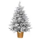 Christmas Tree Golden Polyethylene Snowfall 82 x 82 x 120 cm