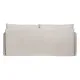 Sofa Beige Polyester Linen 210 x 93 x 95 cm