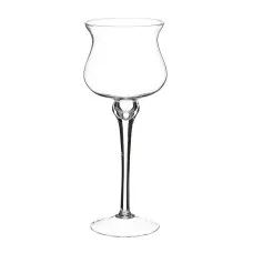 Candelabro 16 x 16 x 45 cm Cristal Transparente
