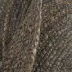 Carpet Grey Jute 120 x 120 cm