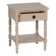 Nightstand White 48 x 40 x 61 cm