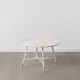 Centre Table Cream Iron 75 x 75 x 50 cm