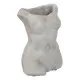 Macetero Gris Cemento Busto 19 x 13,5 x 27 cm