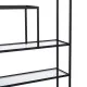 Shelves Black Crystal Iron 70 x 23 x 161 cm