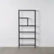 Shelves Black Crystal Iron 70 x 23 x 161 cm