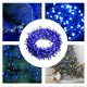 Guirnalda de Luces LED 25 m Azul Blanco 6 W Navidad