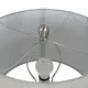 Lámpara de mesa Gris Metal Cerámica 60 W 220-240 V 38 x 38 x 73 cm