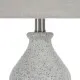 Lámpara de mesa Gris Metal Cerámica 60 W 220-240 V 38 x 38 x 73 cm