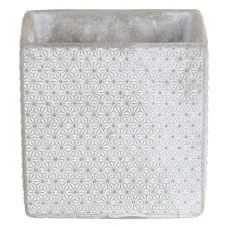 Macetero Gris Cemento 17 x 17 x 17 cm