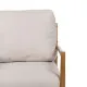 Sillón Beige Natural Madera de caucho Madera MDF Foam 100 % poliéster 65 x 71 x 88 cm