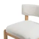 Sillón Blanco Natural Poliuretano Madera de caucho 62 x 62 x 71 cm