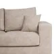 Sofá Beige Fibra Madera de pino Gomaespuma 206 x 88 x 100 cm