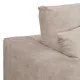 Sofá Beige Fibra Madera de pino Gomaespuma 206 x 88 x 100 cm