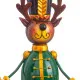Christmas bauble Multicolour Reindeer Soldier 15 x 11 x 35,5 cm