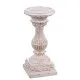 Candelabro Blanco Resina Navidad 9 x 9 x 19,5 cm