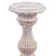 Candelabro Blanco Resina Navidad 9 x 9 x 19,5 cm