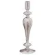 Candle Holder Silver Crystal Christmas 9 x 9 x 28 cm