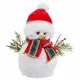 Adorno Navideño Multicolor Muñeco de Nieve 20 x 12 x 22 cm