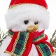Adorno Navideño Multicolor Muñeco de Nieve 20 x 12 x 22 cm