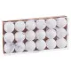 Christmas Baubles White Plastic Ø 6 cm (18 Units)