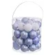 Christmas Baubles Blue Plastic Ø 5 cm (40 Units)