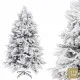Christmas Tree PVC Polyethylene Pineapples Snowfall 90 x 90 x 210 cm