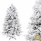 Christmas Tree PVC Polyethylene Pineapples Snowfall 80 x 80 x 180 cm